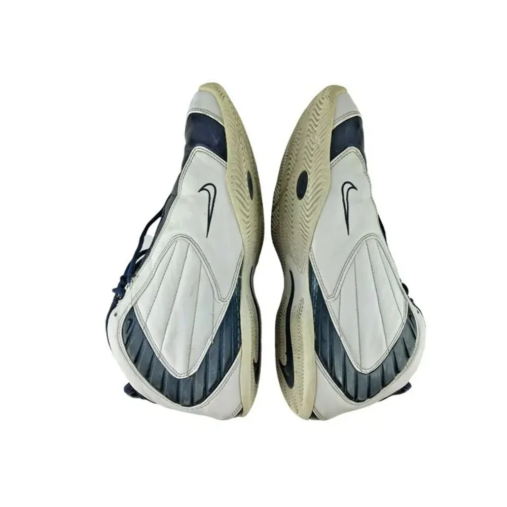 Nike Mens Air Zoom Adrenaline 307511 Navy‎ Blue White Basketball Shoes Sz US 10